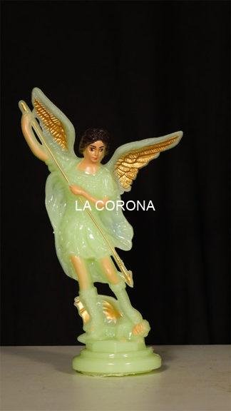 10 Inch St Michael Radium Plastic Statue