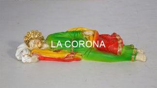 8 Inch Sleeping St Joseph poly marble Statue