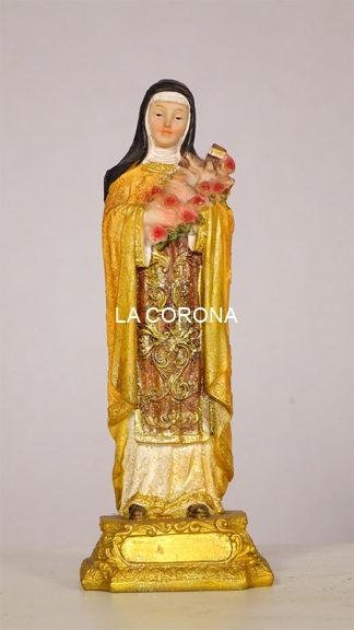 12 Inch poly marble Little Flower Statue