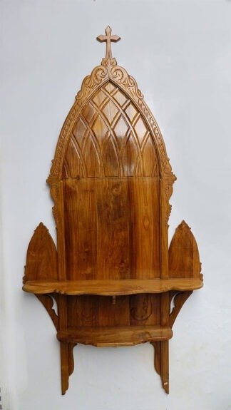 40*84 Inch Hanging Big Teakwood Altar Stand
