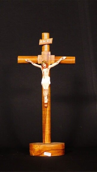 15 Inch Ruler Wooden Stand Cross