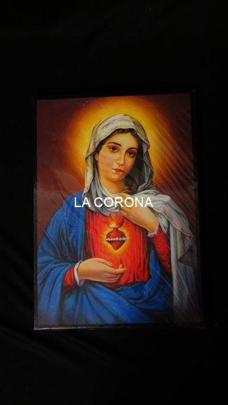 Scared Heart Mary Lamination H13 W9.5