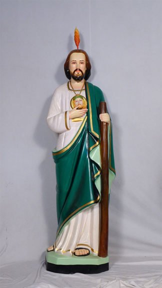 4 Feet ST Jude Fiber Statue