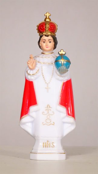 4 Inch Plastic Infant Jesus Statue