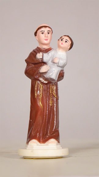 4 Inch Plastic St.Antony Statue