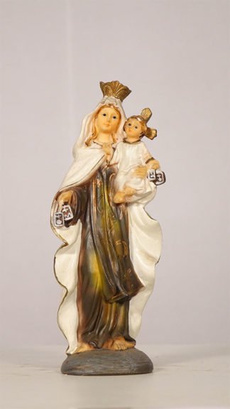 Carmel Mary (Poly Marble) Statue 8inch