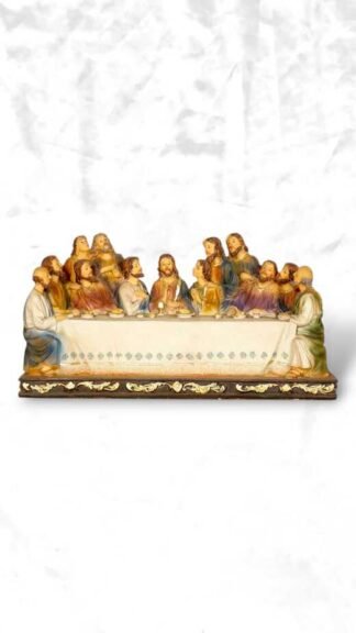 12*6 Inch Last Supper Poly Marble Statue