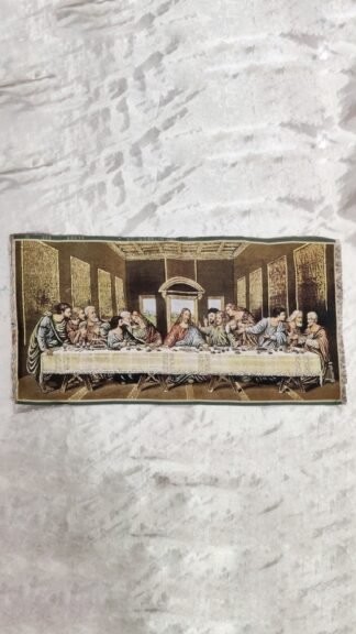 Last Supper Fabric Wall Art - 24x12 Inch