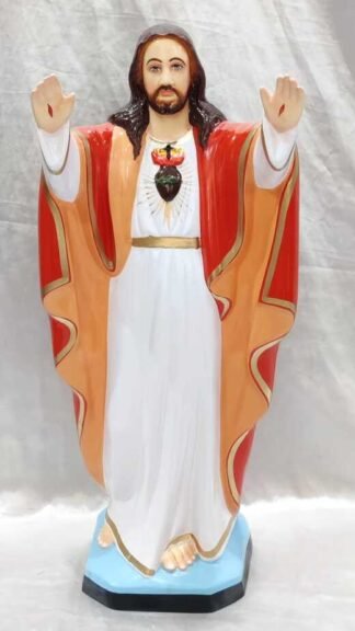2 Feet Blessing Sacred Heart Statue