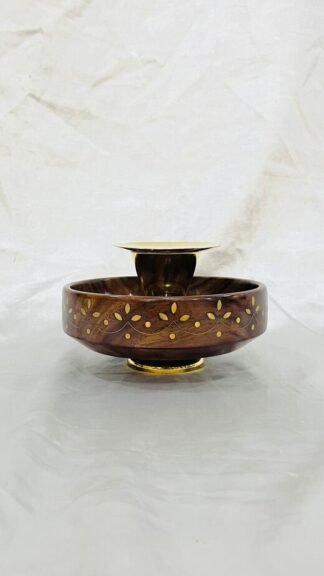 7 Inch Wooden Open Chalice