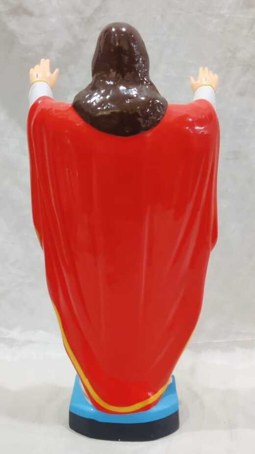 18 Inch Blessing Sacred Heart Statue - Image 5