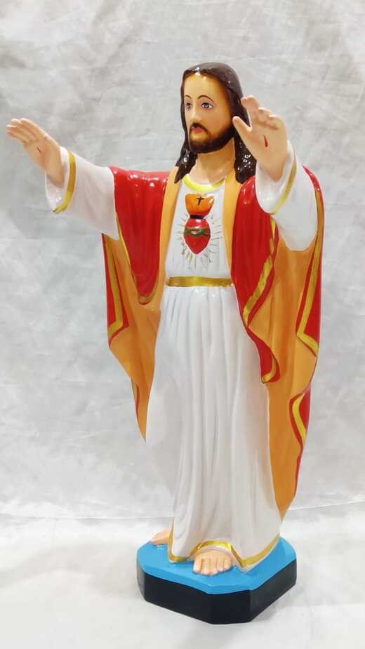 18 Inch Blessing Sacred Heart Statue - Image 2