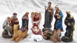 5 Inch Alluring Imported Italian Poly Marble Cribset