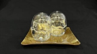 3.5 Inch  Egg shaped Cruet set