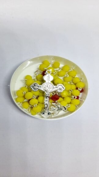 Yellow Colored Chain Rosary