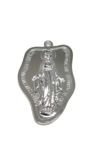 2 Inch Christ Steel Rosary Medal