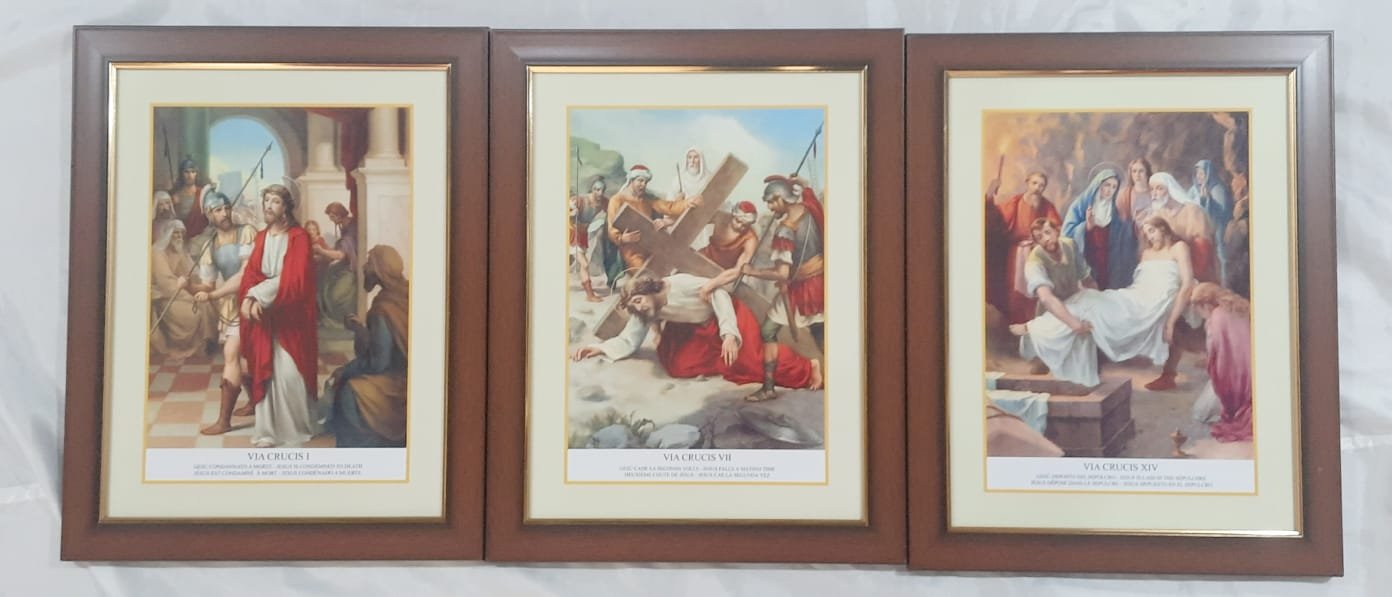 17*13.5 Inch Way of the Cross Photo Frame - Image 2