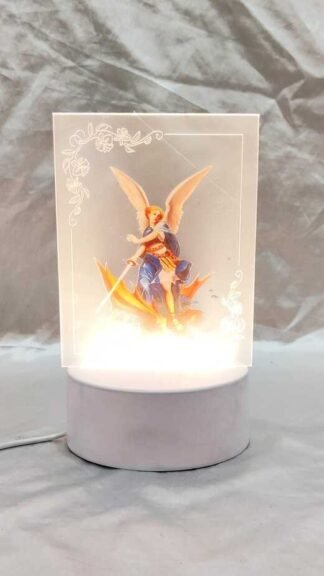 7 Inch LED St Michael Statue