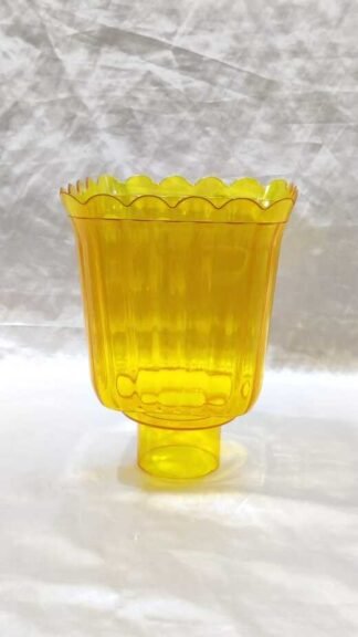 6 Inch Orange Colored Globe