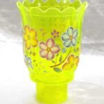 6 Inch Yellow Colored Fiber Globe