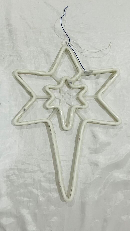 5 Legged Neon Christmas Star - Image 2