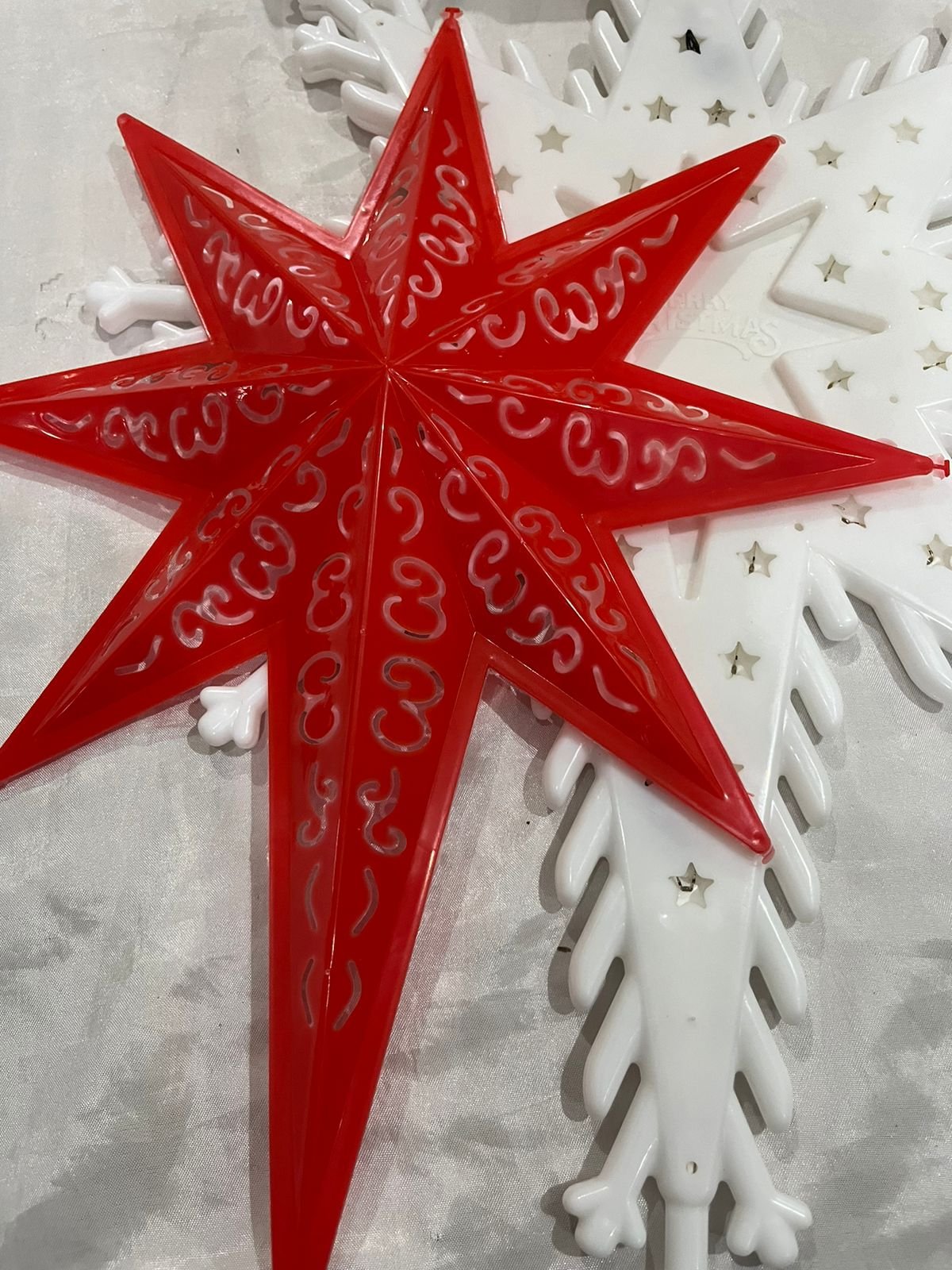 8 Legged LED Tree Chaser Christmas Star - Image 2