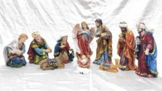 12 Inch Italian Poly marble Crib set