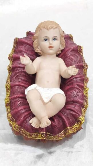 12 Inch Italian Polymarble Baby Jesus Figure