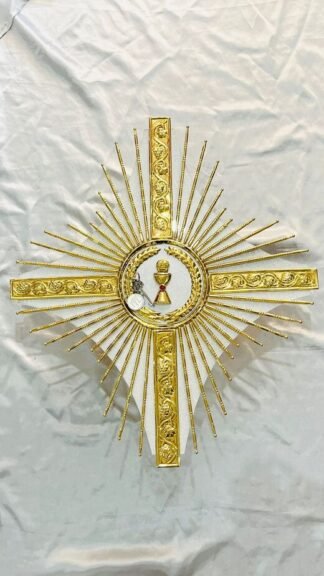 8*8 Inch Gold Plated Tabernacle