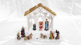 5 Inch Imported Italian Poly Marble Cribset with Combo Offer