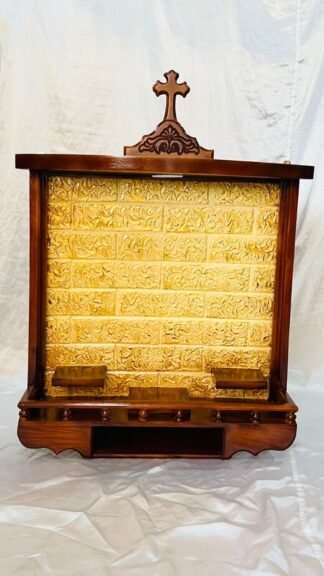 37*26 Inch Mahogany Altar Stand