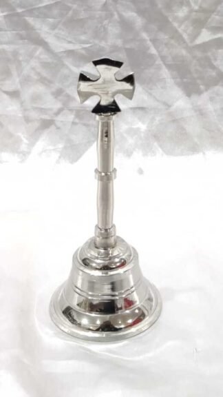 6 Inch Silver Plated Bell