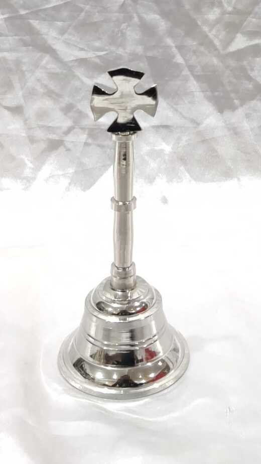 6 Inch Silver Plated Bell