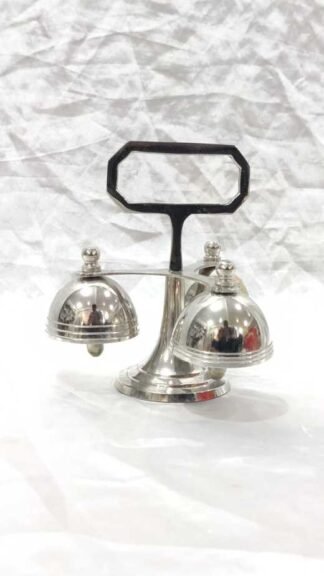 3 Bell Silver Plated Bell