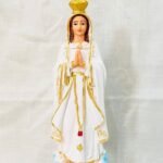 12 Inch Poly Marble Fathima Matha  Statue