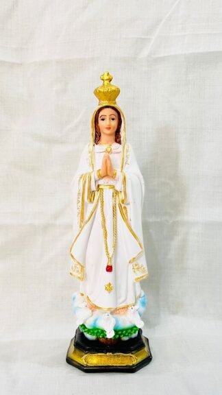 12 Inch Poly Marble Fathima Matha Statue