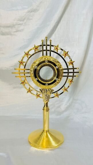 1.9 feet Gold Plated Monstrance
