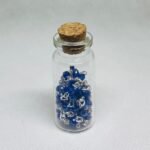 4 MM Blue Colored Crystal Bead Chain  Rosary