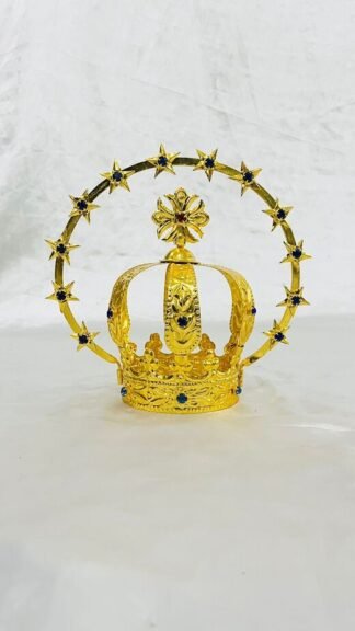 4 Inch Diameter Gold plated crown