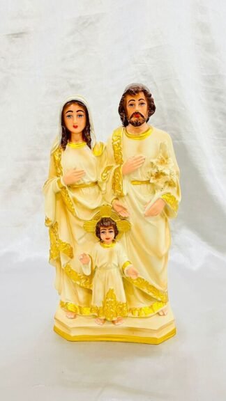 1 Feet Fiber Holy Family Statue