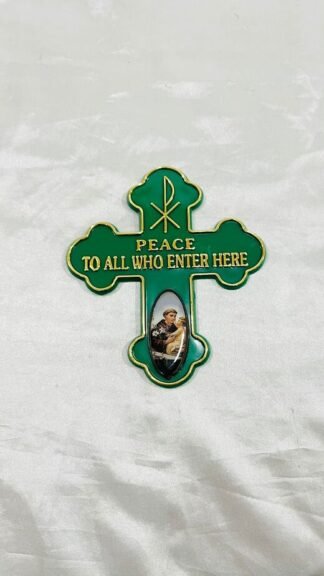 6*5 Inch Green Colored Door Sticker