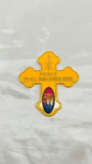 Jesus Christ 6*5 Inch Yellow Colored Door Sticker