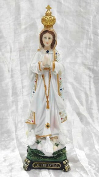 12 Inch Poly Marble Fathima Matha Statue