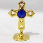 4 Inch Gold Plated Crucifix For Car