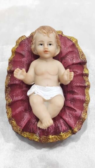 5 Inch Italian Poly Marble Baby Jesus Figure