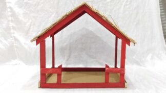 18*16 Inch Red Crib House