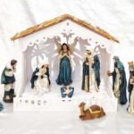 8 Inch Elegant Italian Poly Marble Crib Set Combo Offer