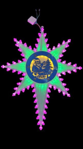 8 Cornered LED Christmas Star