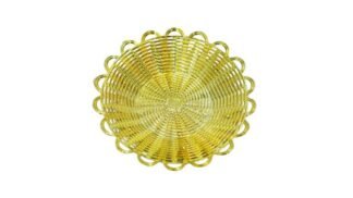 9*9 Inch Gold color Plates