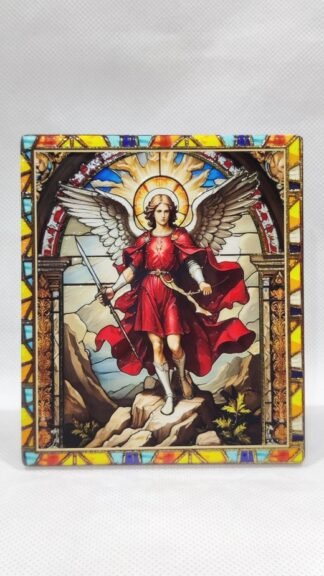 Poly Marble Angel Stand Statue - 8x6 Inch